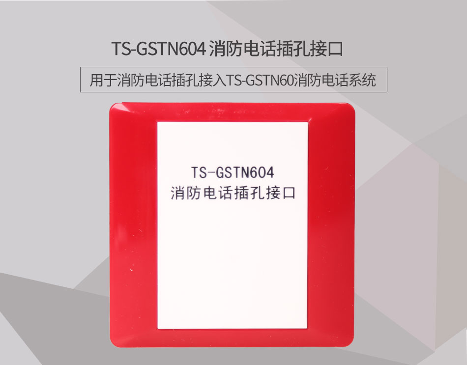 河北海灣TS-GSTN604消防電話接口情景展示